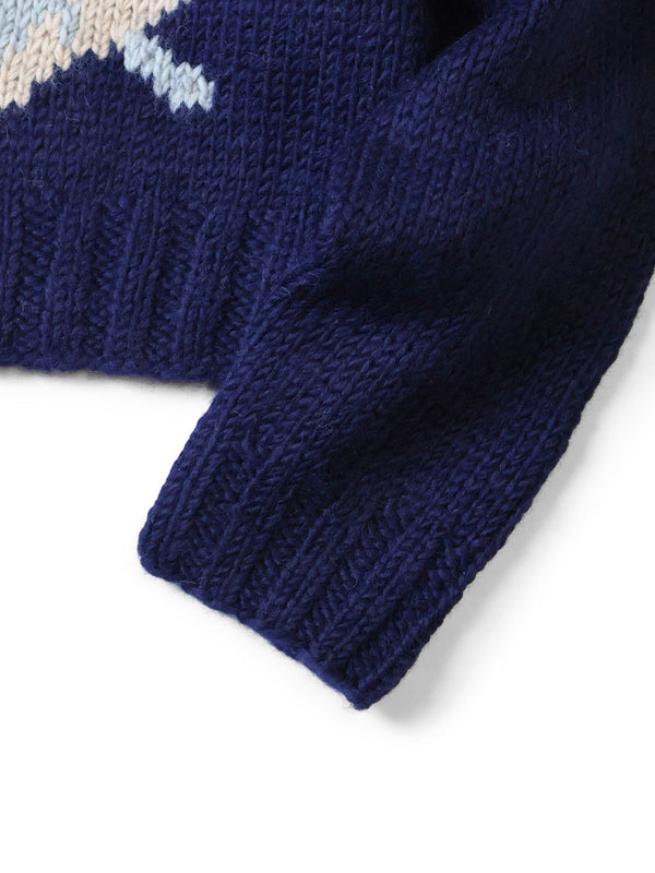 Kapital Hand Knit Peckish Trout Zip Bolero