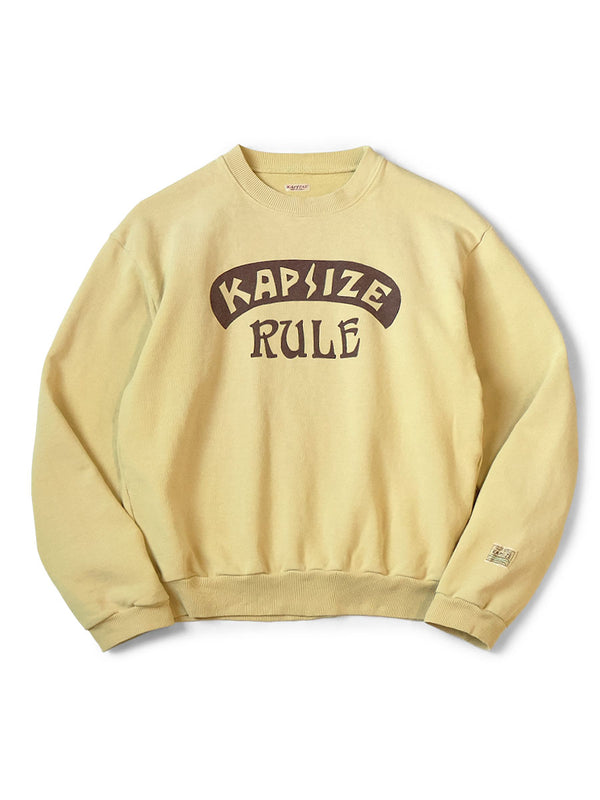 Kapital fleece crew sweatshirt (KAPSIZE RULEpt)