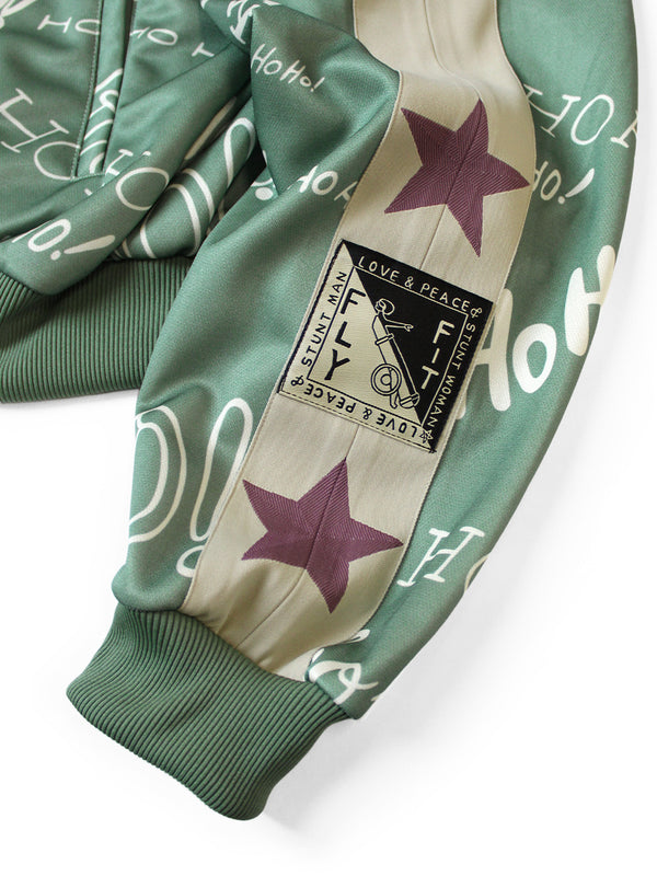 Kapital Smooth Jersey HOHOHO Print Track Jacket