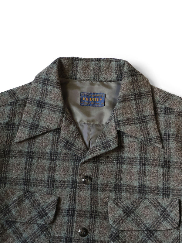 Kapital Wool Check Crop Shirt Women