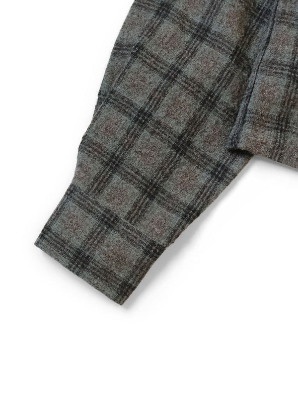 Kapital Wool Check Crop Shirt Women
