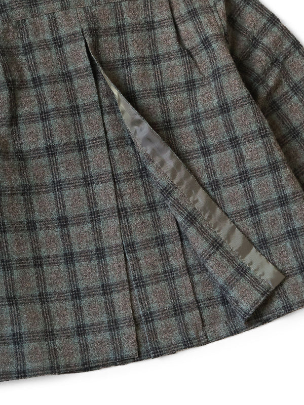 Kapital Wool Check Crop Shirt Women