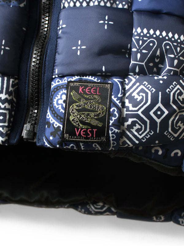 Kapital Bandana Transfer Nylon KEEL Weaving Vest