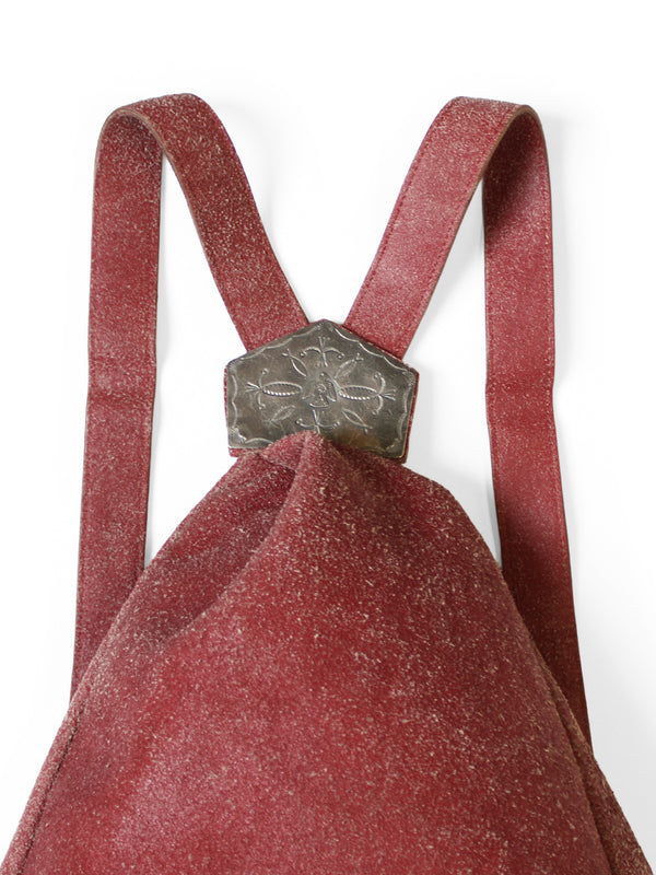 Kapital Cracked Leather Herbie Medicine Backpack Bag