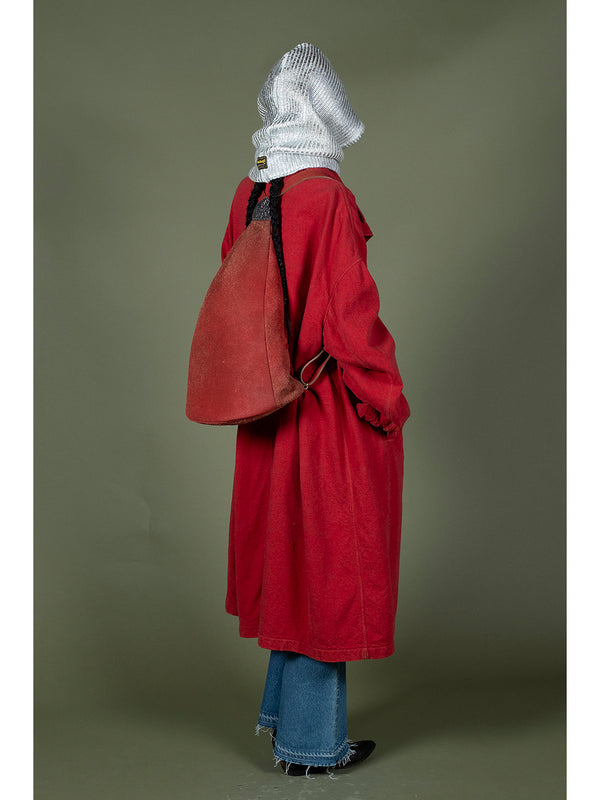 Kapital Cracked Leather Herbie Medicine Backpack Bag