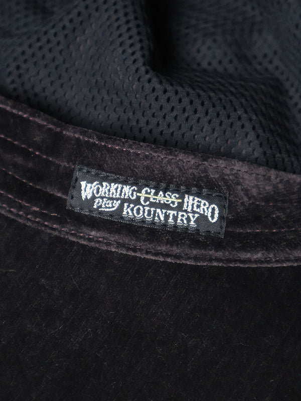 Kapital Velveteen Bucket Hat with Short Brim (Peckish Rainbow) Cap