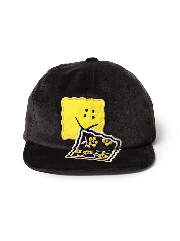Kapital Velveteen Baseball Cap (Peckish Rainbow Embroidery)
