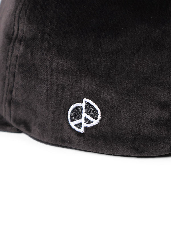 Kapital Velveteen Baseball Cap (Peckish Rainbow Embroidery)