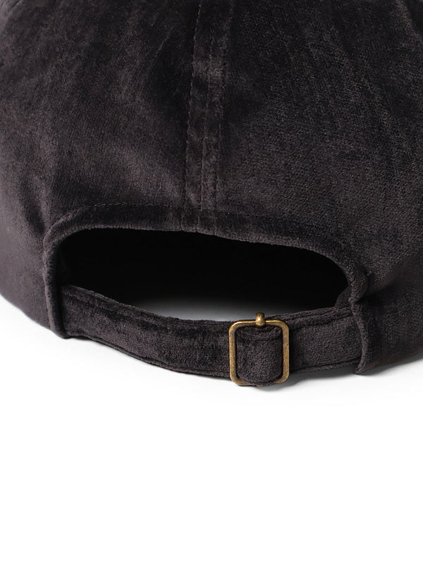 Kapital Velveteen Baseball Cap (Peckish Rainbow Embroidery)