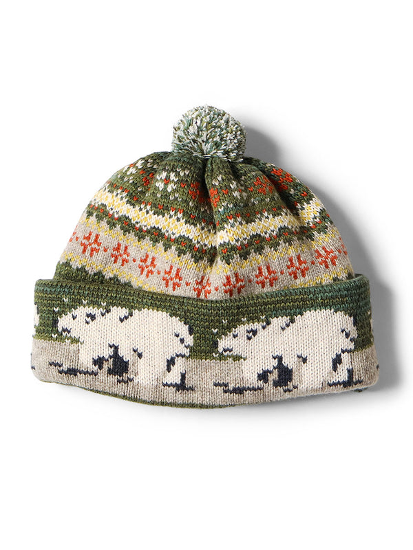 Kapital 5G Wool Polar Bear Knit Cap