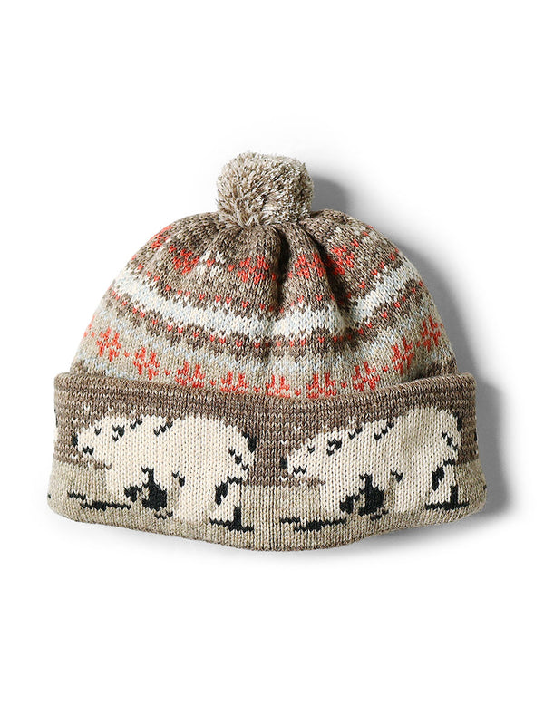 Kapital 5G Wool Polar Bear Knit Cap