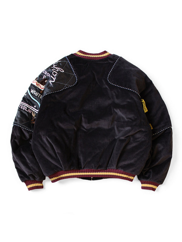 Kapital Velveteen Siamese Bomber Jacket (YUKON)