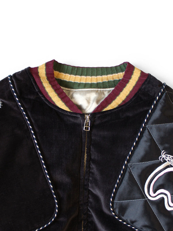 Kapital Velveteen Siamese Bomber Jacket (YUKON)