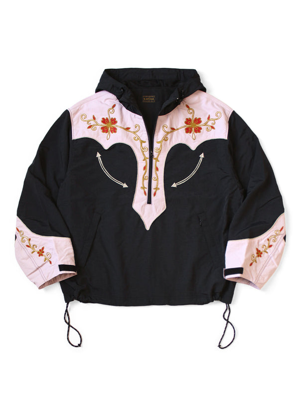 Kapital Nylon Taffeta 2TONE Tennessee Cactus Flower Parka Jacket