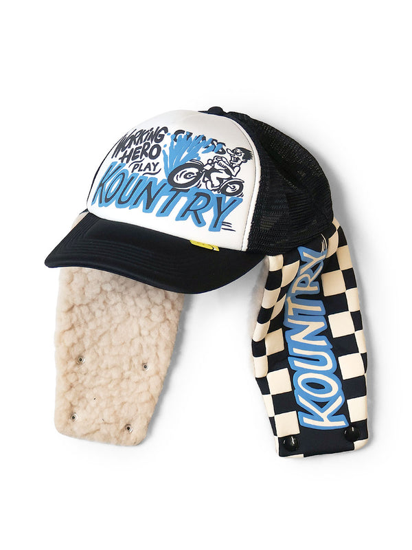 Kapital Country Racer Lumber Truck Cap (Checkered Flag)
