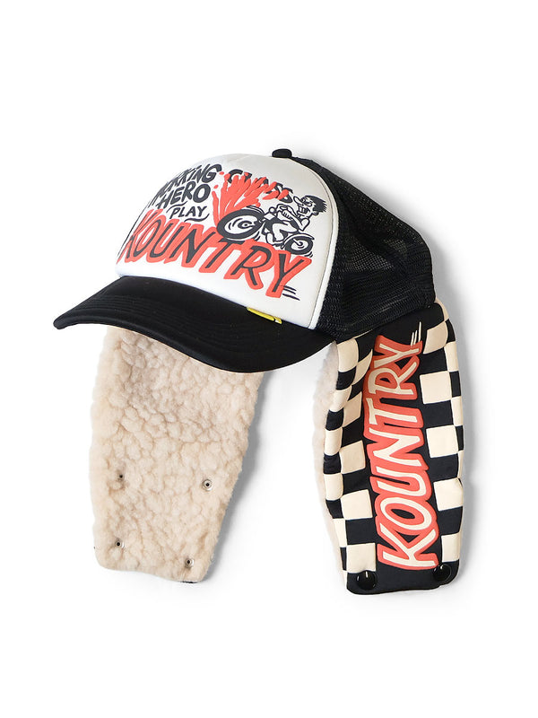 Kapital Country Racer Lumber Truck Cap (Checkered Flag)