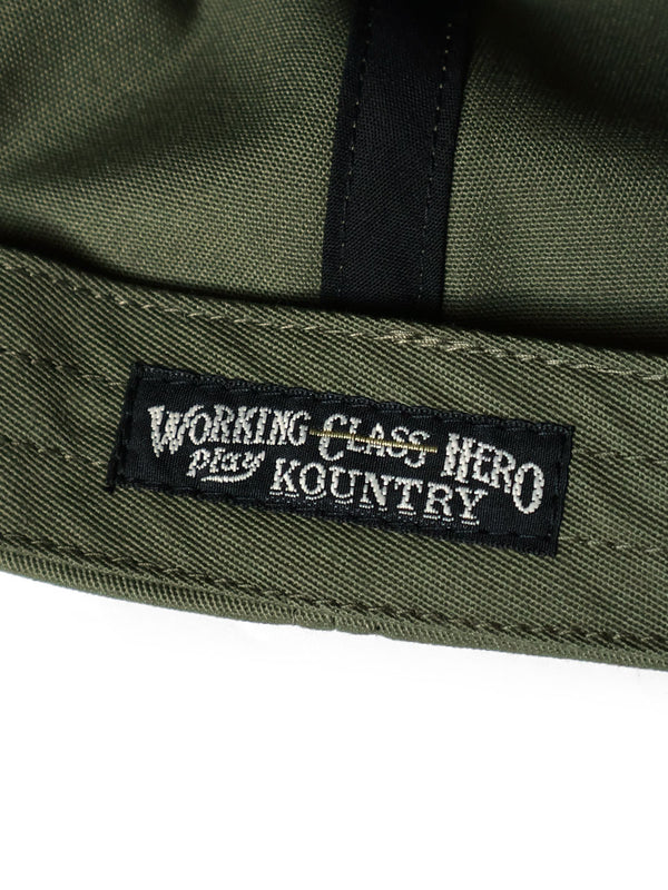 Kapital Chino Baseball Cap (Peckish Rainbow Embroidery)