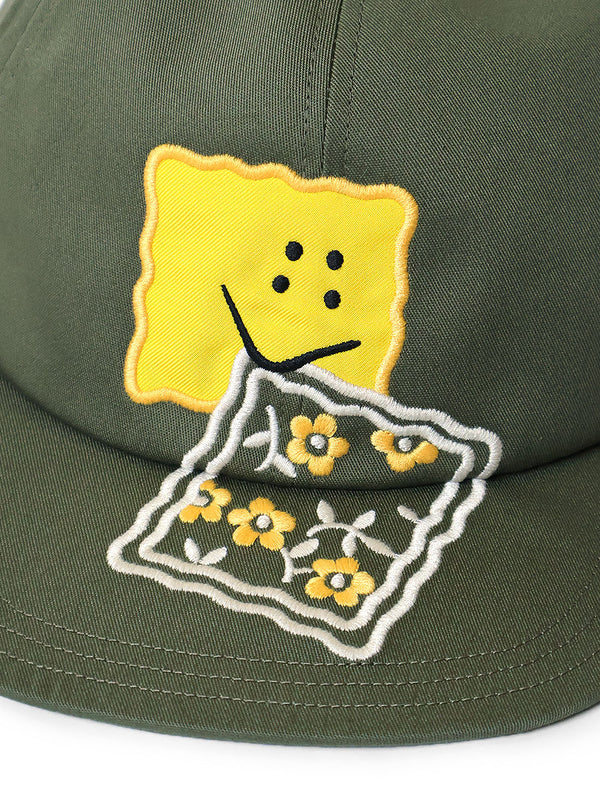 Kapital Chino Baseball Cap (Peckish Rainbow Embroidery)