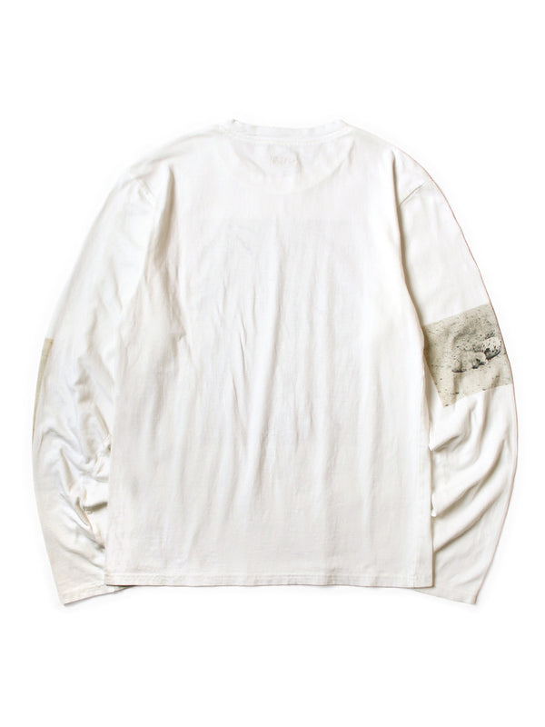 Kapital 20 Jersey Crew Neck Long Sleeve T-Shirt (GULL FOOTpt)