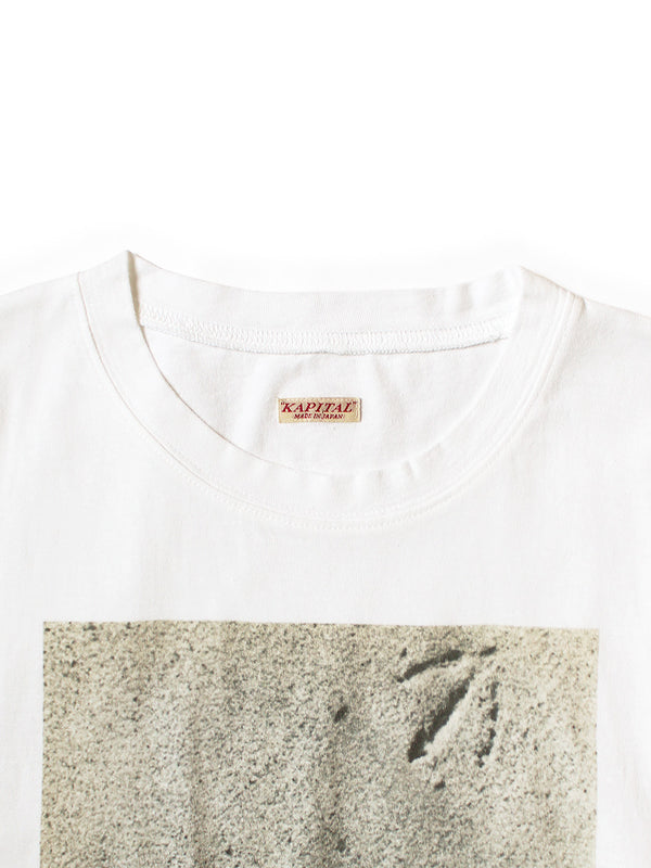 Kapital 20 Jersey Crew Neck Long Sleeve T-Shirt (GULL FOOTpt)