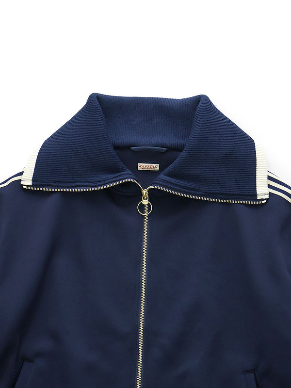 Kapital Smooth Jersey Sailor Track Jacket (Banner Stripe)