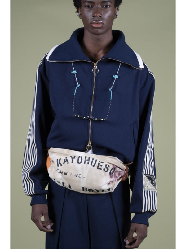 Kapital Smooth Jersey Sailor Track Jacket (Banner Stripe)