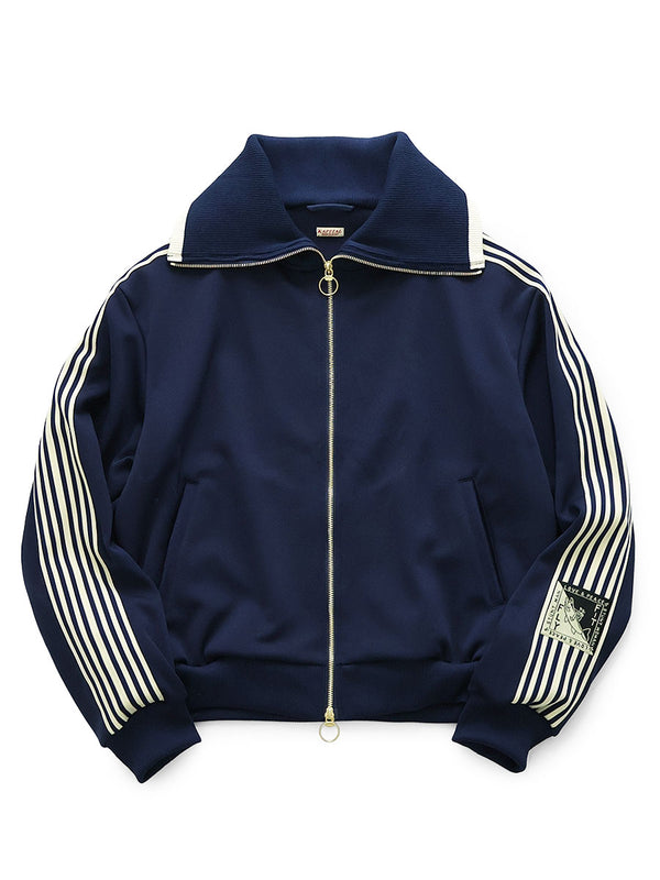Kapital Smooth Jersey Sailor Track Jacket (Banner Stripe)