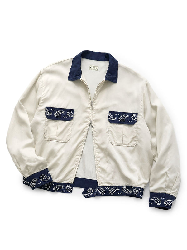 Kapital Rayon Twill 2-Tone Drizzler Jacket (Pecos Paisley)