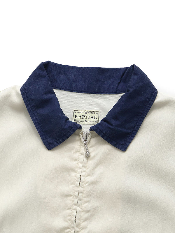 Kapital Rayon Twill 2-Tone Drizzler Jacket (Pecos Paisley)