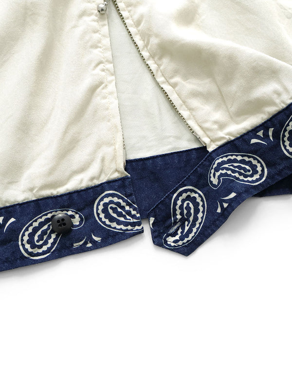Kapital Rayon Twill 2-Tone Drizzler Jacket (Pecos Paisley)