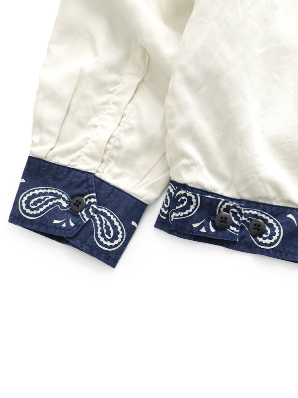 Kapital Rayon Twill 2-Tone Drizzler Jacket (Pecos Paisley)
