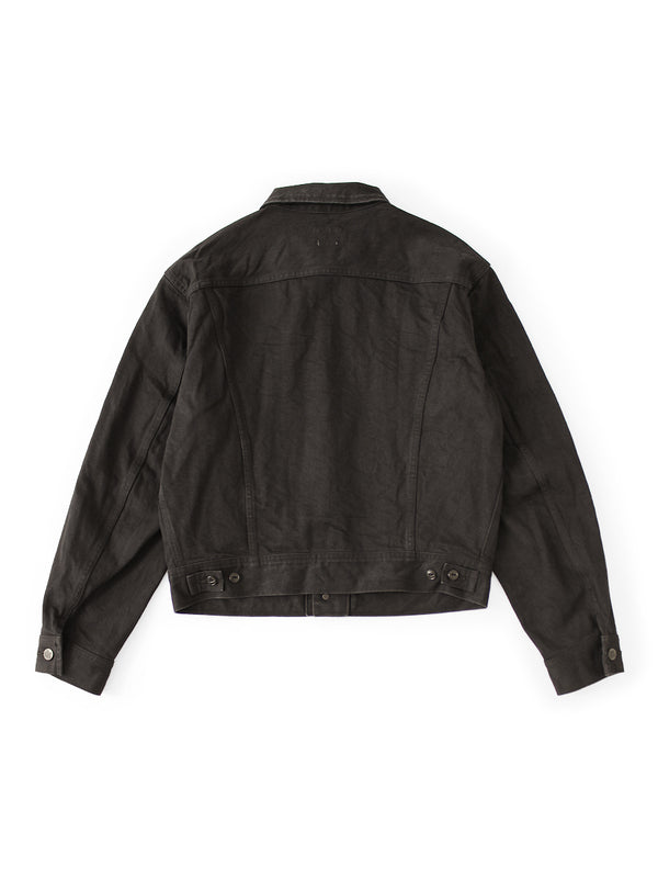 Kapital 14oz Black x Black Denim Westerner Regular Jacket
