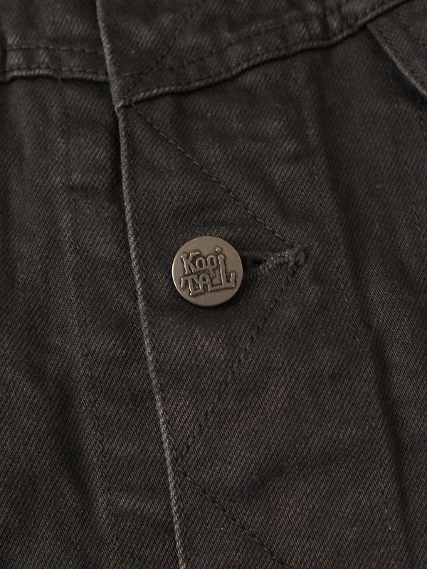 Kapital 14oz Black x Black Denim Westerner Regular Jacket
