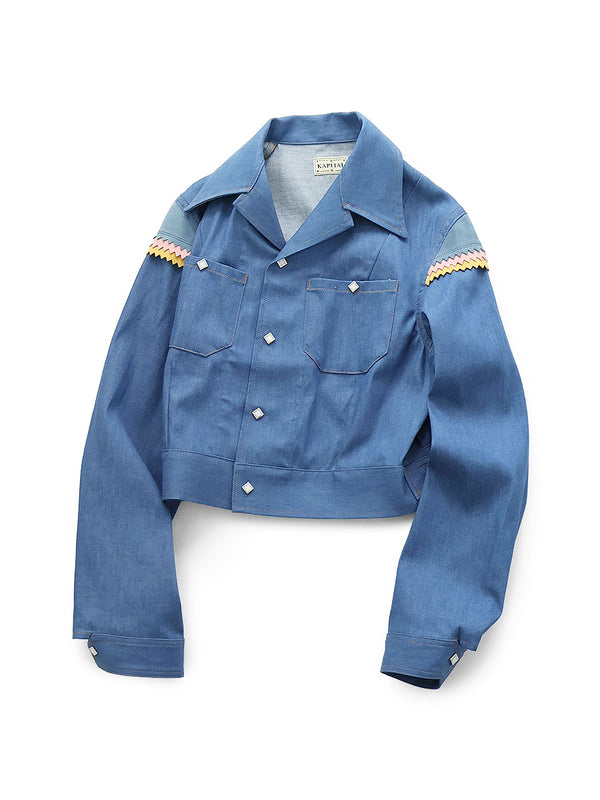 Kapital 8oz Denim PAW-WAW Western Blouson Jacket Women