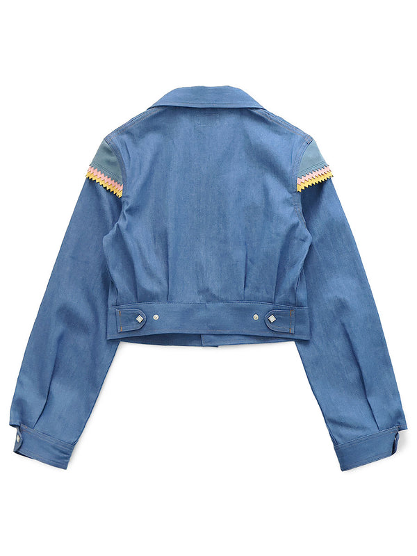 Kapital 8oz Denim PAW-WAW Western Blouson Jacket Women