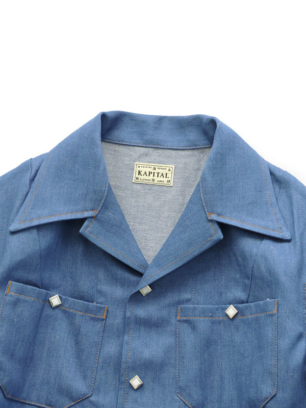 Kapital 8oz Denim PAW-WAW Western Blouson Jacket Women