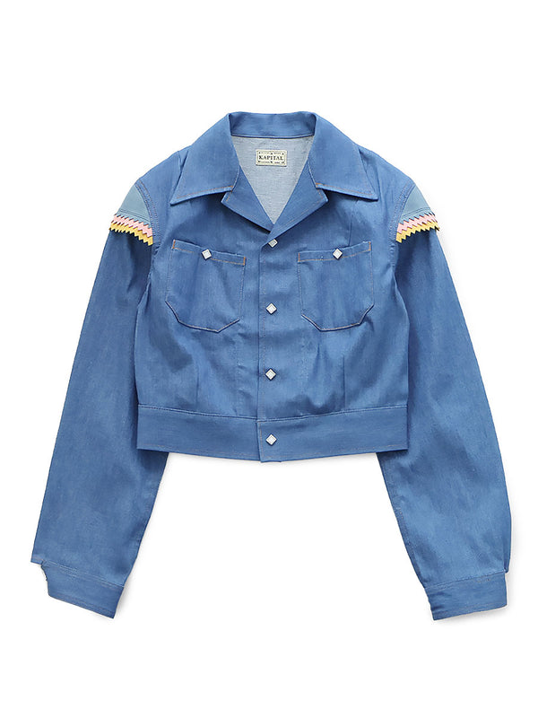 Kapital 8oz Denim PAW-WAW Western Blouson Jacket Women