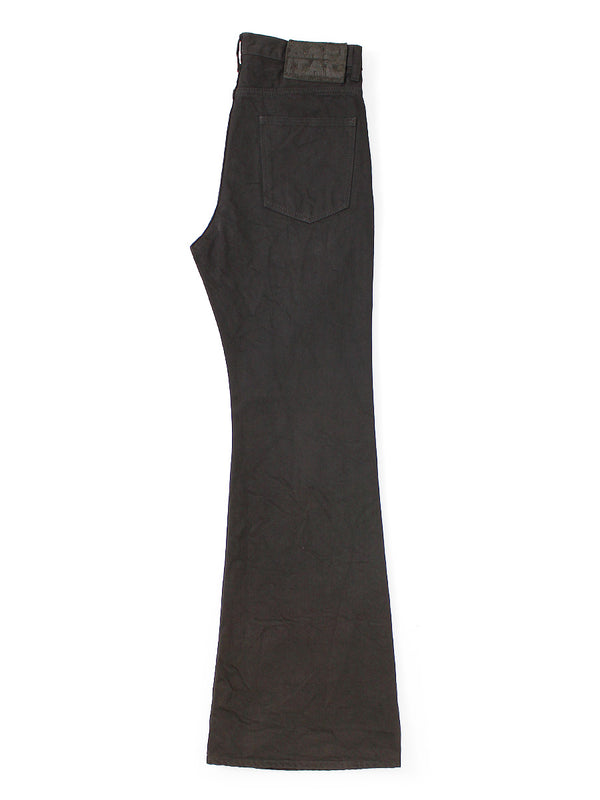 Kapital 14oz Black x Black Denim 5-Pocket OKABELLBO L Pants