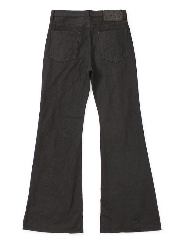 Kapital 14oz Black x Black Denim 5-Pocket OKABELLBO L Pants