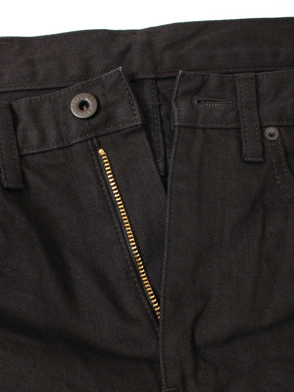 Kapital 14oz Black x Black Denim 5-Pocket OKABELLBO L Pants