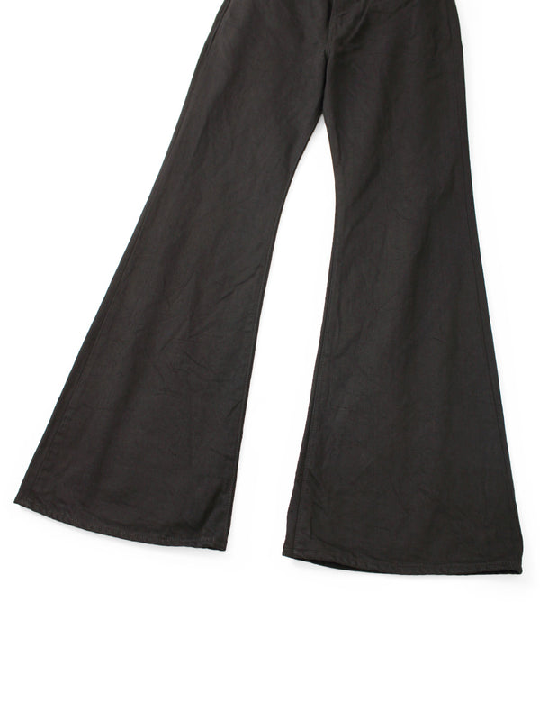 Kapital 14oz Black x Black Denim 5-Pocket OKABELLBO L Pants