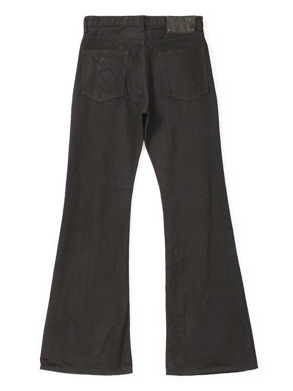 Kapital 14oz Black x Black Denim 5-Pocket OKABELLBO M Pants