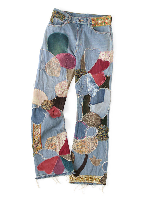 Kapital 14oz Denim 5-Pocket Rat Flare Pants (Hippie INSANE Remake)