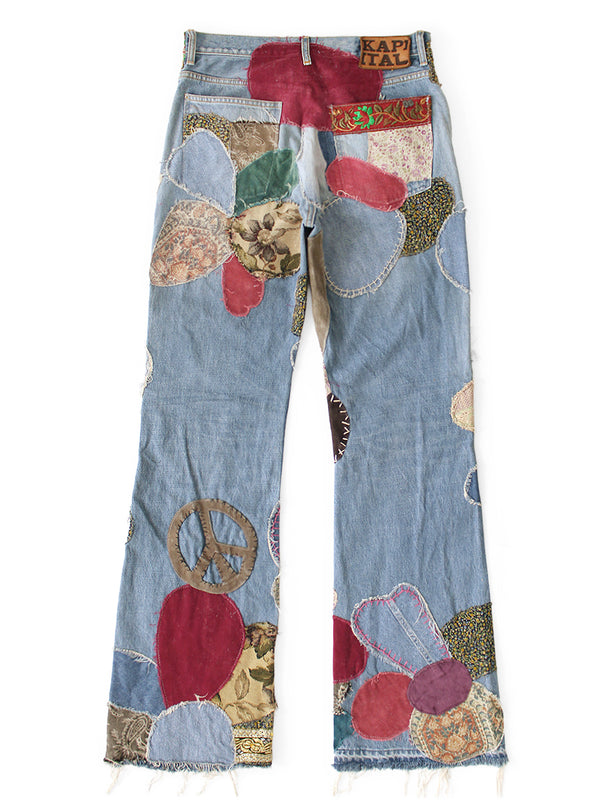Kapital 14oz Denim 5-Pocket Rat Flare Pants (Hippie INSANE Remake)