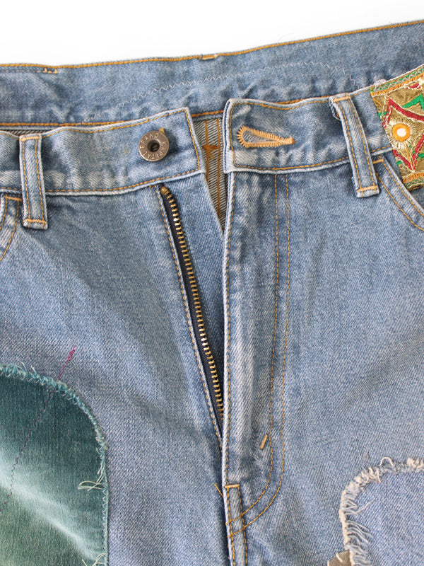 Kapital 14oz Denim 5-Pocket Rat Flare Pants (Hippie INSANE Remake)