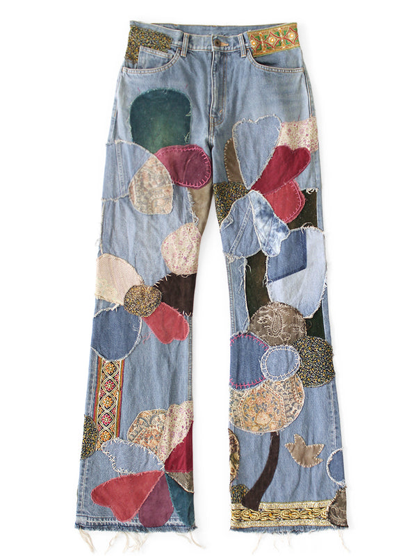 Kapital 14oz Denim 5-Pocket Rat Flare Pants (Hippie INSANE Remake)