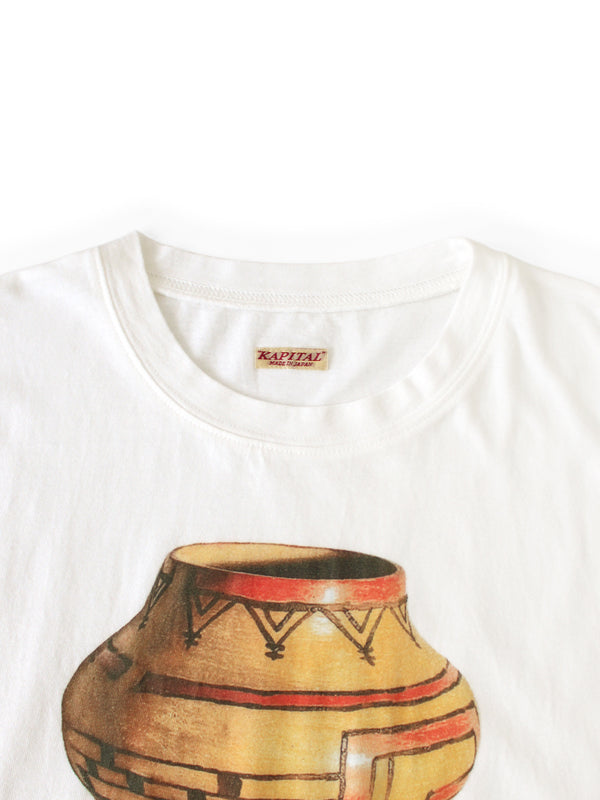 Kapital 20/- Jersey Crew Neck PAW-WAW-T (Beanpot print) Tee