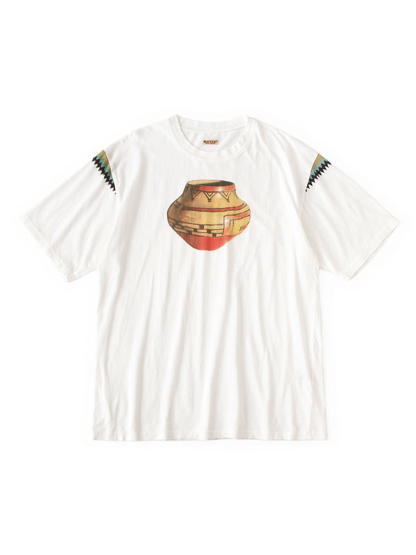Kapital 20/- Jersey Crew Neck PAW-WAW-T (Beanpot print) Tee