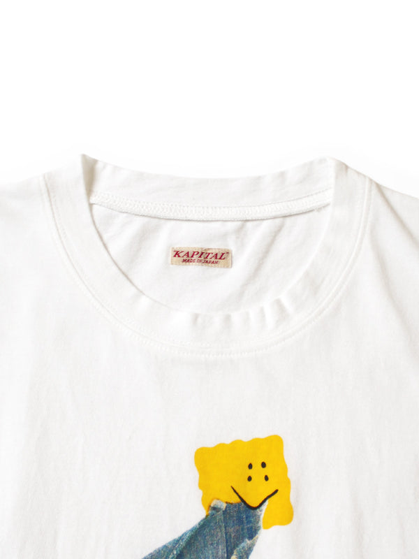 Kapital 20 - Jersey Crew Neck T-shirt (PECKISH BORO PIECE)