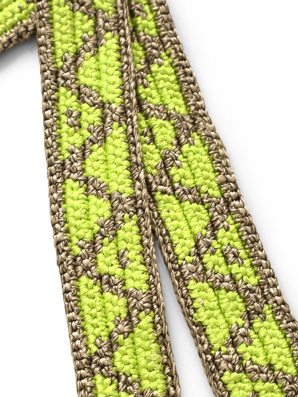 Kapital Macrame Maxi Belt (Chippewa Basket Mountain Pattern)